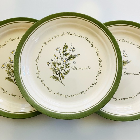 Corelle Other - 3 Corelle Thymeless Herbs Salad Plates 8.5”